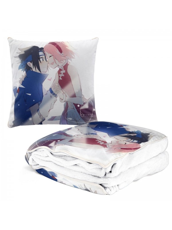 Best Anime 2-IN-1 Throw Blanket With Pillow Naruto Haruno Sakura