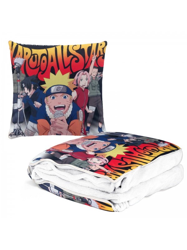 2023 Anime All-In-One Convertible Blanket Pillow Naruto Hatake Kakashi