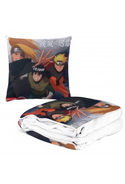 Welcome Anime Custom Throw Pillow & Blanket 2 In 1 Naruto Uzumaki Naruto