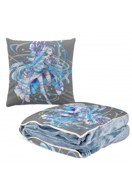 Sexy Anime 2 IN 1 Travel Blanket And Pillow Set Nintendo Fire Emblem Aqua 38x38cm/150x180cm