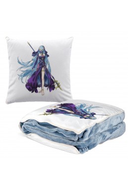 Buy Anime 2 IN 1 Travel Blanket And Pillow Set Nintendo Fire Emblem Aqua 38x38cm/150x180cm