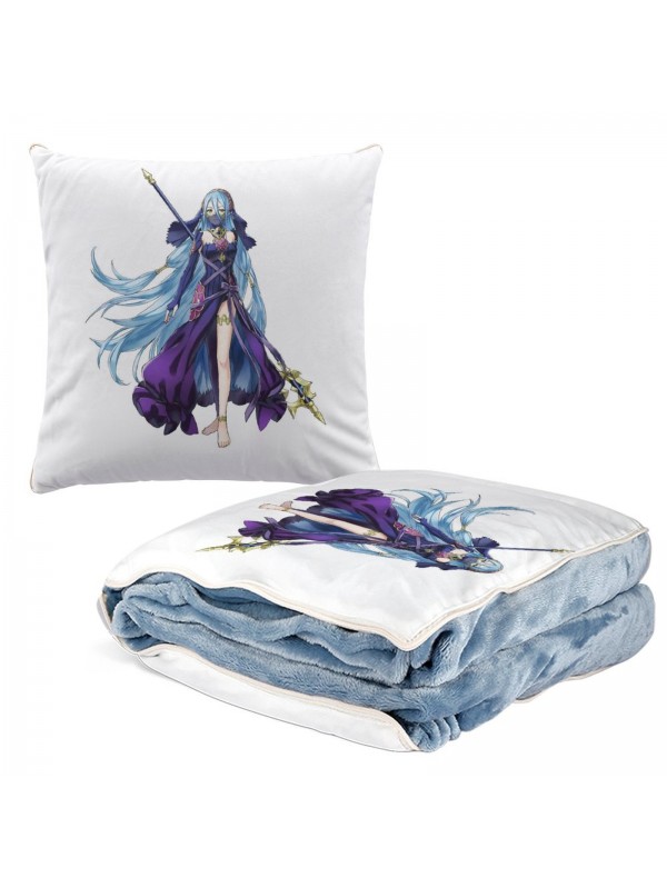 Buy Anime 2 IN 1 Travel Blanket And Pillow Set Nintendo Fire Emblem Aqua 38x38cm/150x180cm