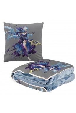 New Anime 2 IN 1 Travel Blanket And Pillow Set Nintendo Fire Emblem Aqua 38x38cm/150x180cm