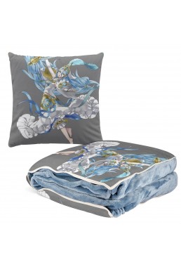 Coolest Anime 2 IN 1 Travel Blanket And Pillow Set Nintendo Fire Emblem Aqua 38x38cm/150x180cm