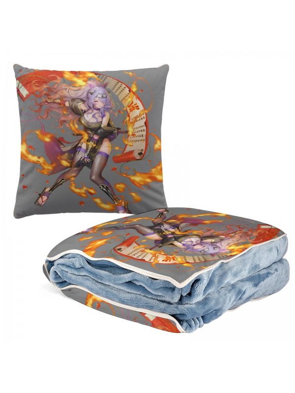 Coolest Anime 2 IN 1 Travel Blanket And Pillow Set Nintendo Fire Emblem Camilla 38x38cm/150x180cm