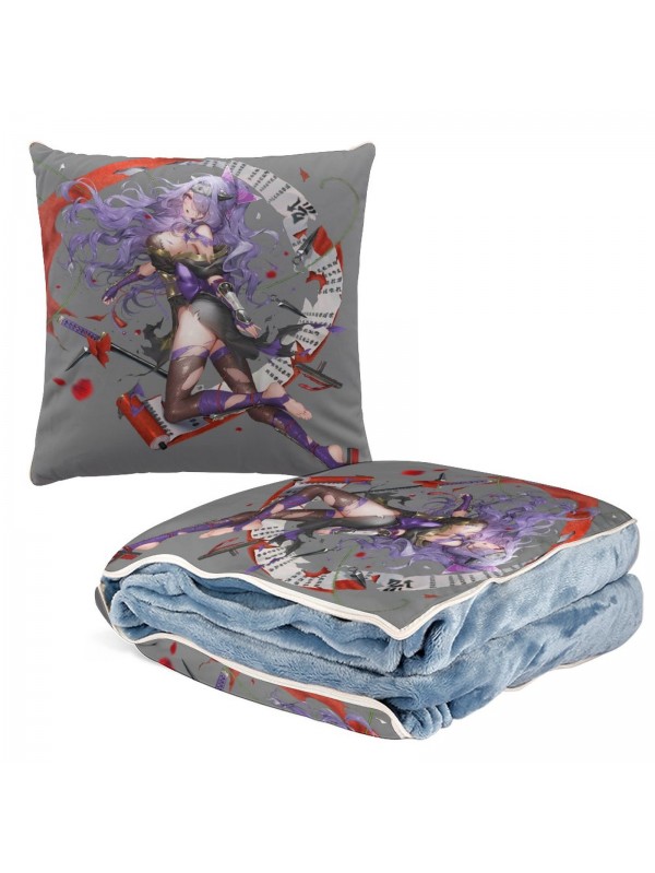 Tap Anime 2 IN 1 Travel Blanket And Pillow Set Nintendo Fire Emblem Camilla 38x38cm/150x180cm