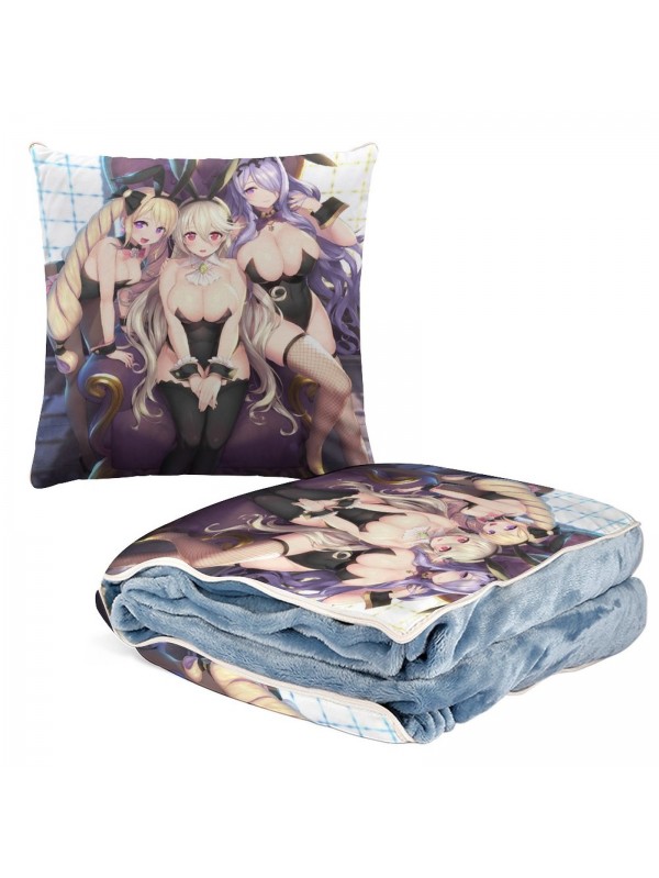 Wholesale Anime 2 IN 1 Travel Blanket And Pillow Set Nintendo Fire Emblem Camilla 38x38cm/150x180cm