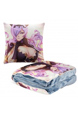 High Quality Anime 2 IN 1 Travel Blanket And Pillow Set Nintendo Fire Emblem Camilla 38x38cm/150x180cm