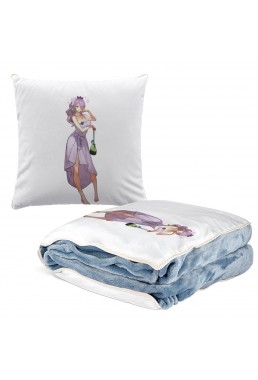 Soft Anime 2 IN 1 Travel Blanket And Pillow Set Nintendo Fire Emblem Camilla 38x38cm/150x180cm