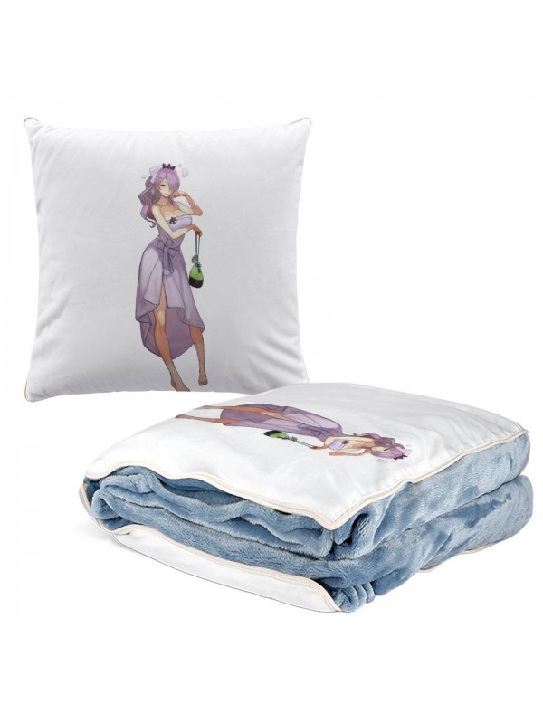 Soft Anime 2 IN 1 Travel Blanket And Pillow Set Nintendo Fire Emblem Camilla 38x38cm/150x180cm