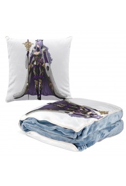 Durable Anime 2 IN 1 Travel Blanket And Pillow Set Nintendo Fire Emblem Camilla 38x38cm/150x180cm