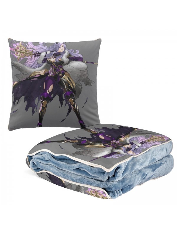 Sexy Anime 2 IN 1 Travel Blanket And Pillow Set Nintendo Fire Emblem Camilla 38x38cm/150x180cm