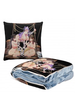 New Anime 2 IN 1 Travel Blanket And Pillow Set Nintendo Fire Emblem Camilla 38x38cm/150x180cm