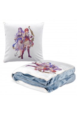 Cheap Anime 2 IN 1 Travel Blanket And Pillow Set Nintendo Fire Emblem Camilla 38x38cm/150x180cm