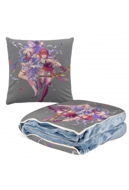 Funny Anime 2 IN 1 Travel Blanket And Pillow Set Nintendo Fire Emblem Camilla 38x38cm/150x180cm