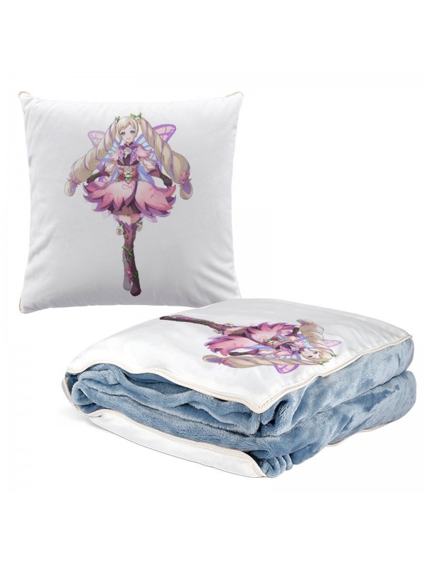 New Anime 2 IN 1 Travel Blanket And Pillow Set Nintendo Fire Emblem Elise 38x38cm/150x180cm