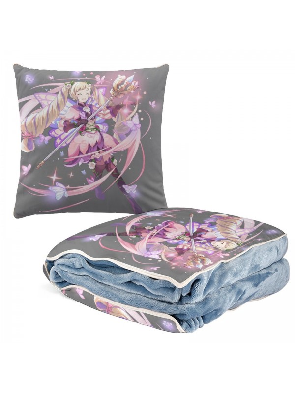 Cheap Anime 2 IN 1 Travel Blanket And Pillow Set Nintendo Fire Emblem Elise 38x38cm/150x180cm