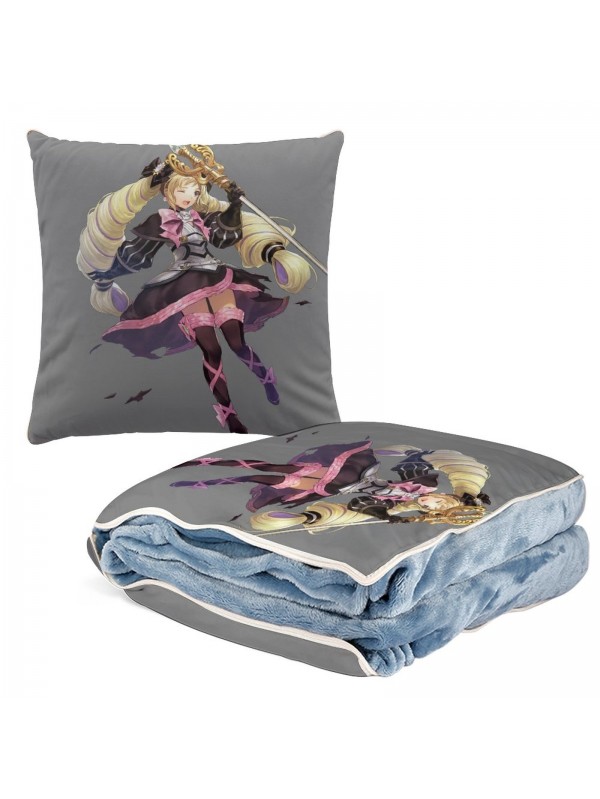 Personalised Anime 2 IN 1 Travel Blanket And Pillow Set Nintendo Fire Emblem Elise 38x38cm/150x180cm