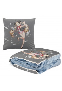 Limited Edition Anime 2 IN 1 Travel Blanket And Pillow Set Nintendo Fire Emblem Elise 38x38cm/150x180cm