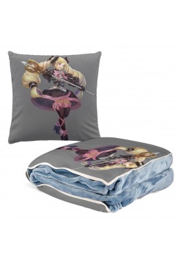 Premium Anime 2 IN 1 Travel Blanket And Pillow Set Nintendo Fire Emblem Elise 38x38cm/150x180cm