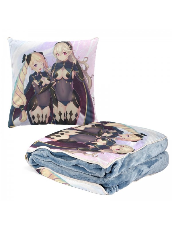 Best Anime 2 IN 1 Travel Blanket And Pillow Set Nintendo Fire Emblem Elise 38x38cm/150x180cm
