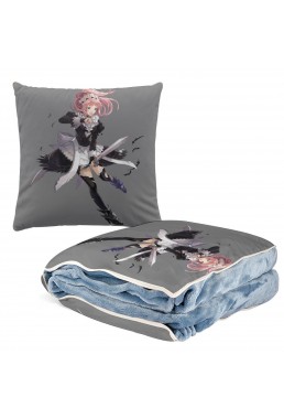 Funny Anime 2 IN 1 Travel Blanket And Pillow Set Nintendo Fire Emblem Felicia 38x38cm/150x180cm