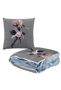 Custom Anime 2 IN 1 Travel Blanket And Pillow Set Nintendo Fire Emblem Felicia 38x38cm/150x180cm