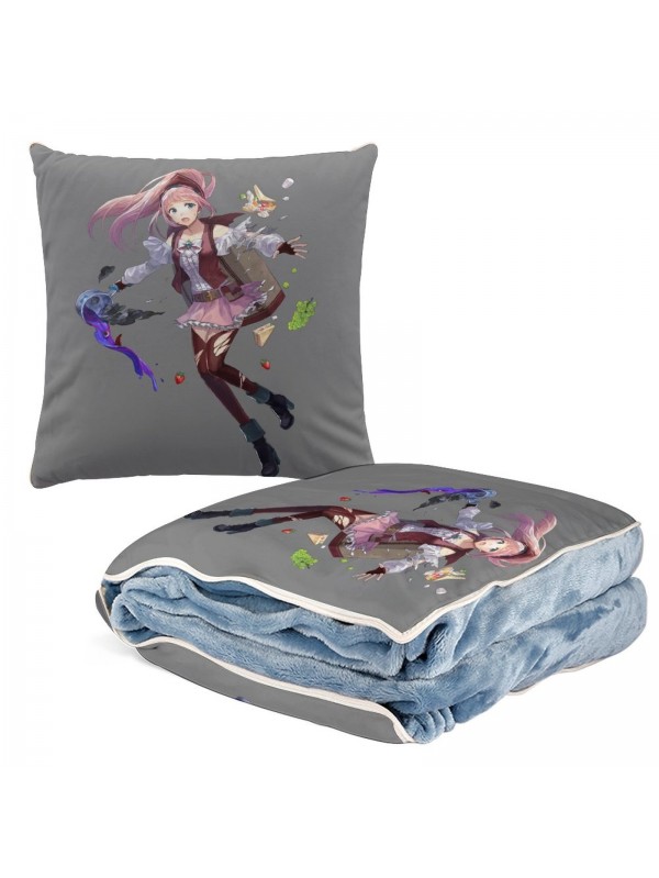 Coolest Anime 2 IN 1 Travel Blanket And Pillow Set Nintendo Fire Emblem Felicia 38x38cm/150x180cm