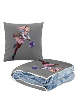 Tap Anime 2 IN 1 Travel Blanket And Pillow Set Nintendo Fire Emblem Felicia 38x38cm/150x180cm