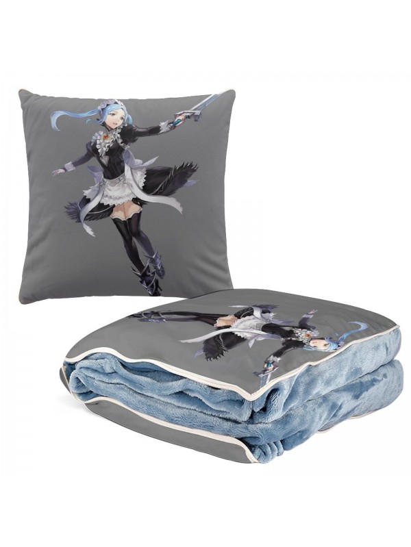 Special Anime 2 IN 1 Travel Blanket And Pillow Set Nintendo Fire Emblem Flora 38x38cm/150x180cm