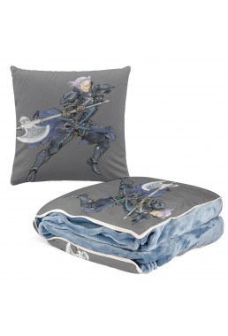 Feature Anime 2 IN 1 Travel Blanket And Pillow Set Nintendo Fire Emblem Gunther 38x38cm/150x180cm
