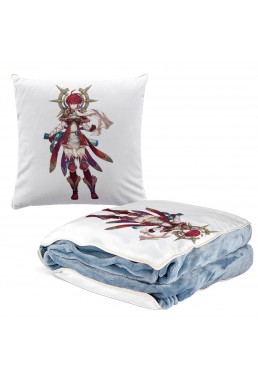 Premium Anime 2 IN 1 Travel Blanket And Pillow Set Nintendo Fire Emblem Hinoka 38x38cm/150x180cm