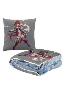 High Quality Anime 2 IN 1 Travel Blanket And Pillow Set Nintendo Fire Emblem Hinoka 38x38cm/150x180cm