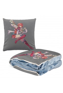 Soft Anime 2 IN 1 Travel Blanket And Pillow Set Nintendo Fire Emblem Hinoka 38x38cm/150x180cm