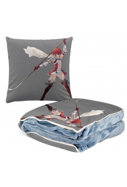 Durable Anime 2 IN 1 Travel Blanket And Pillow Set Nintendo Fire Emblem Hinoka 38x38cm/150x180cm