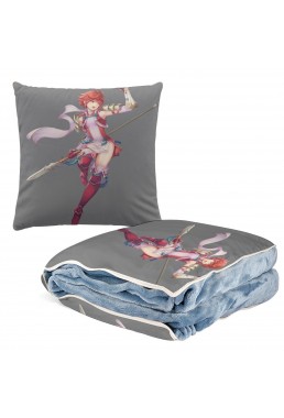Discount Anime 2 IN 1 Travel Blanket And Pillow Set Nintendo Fire Emblem Hinoka 38x38cm/150x180cm