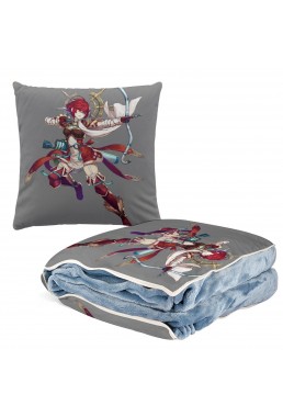 Fashion Anime 2 IN 1 Travel Blanket And Pillow Set Nintendo Fire Emblem Hinoka 38x38cm/150x180cm