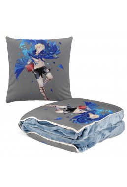 Special Anime 2 IN 1 Travel Blanket And Pillow Set Nintendo Fire Emblem Leo 38x38cm/150x180cm