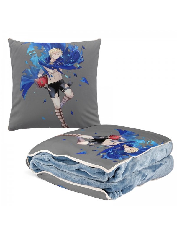 Special Anime 2 IN 1 Travel Blanket And Pillow Set Nintendo Fire Emblem Leo 38x38cm/150x180cm
