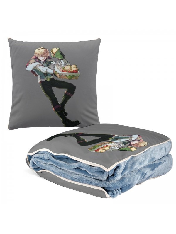Welcome Anime 2 IN 1 Travel Blanket And Pillow Set Nintendo Fire Emblem Leo 38x38cm/150x180cm