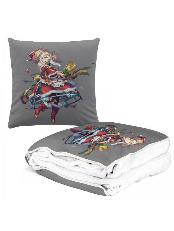 Unique Anime 2 IN 1 Travel Blanket And Pillow Set Nintendo Fire Emblem Liz 38x38cm/150x180cm
