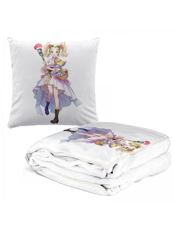 Limited Edition Anime 2 IN 1 Travel Blanket And Pillow Set Nintendo Fire Emblem Liz 38x38cm/150x180cm
