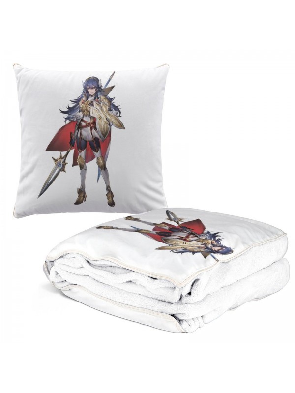 Funny Anime 2 IN 1 Travel Blanket And Pillow Set Nintendo Fire Emblem Lucina 38x38cm/150x180cm