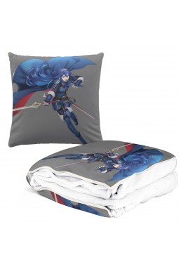 Soft Anime 2 IN 1 Travel Blanket And Pillow Set Nintendo Fire Emblem Lucina 38x38cm/150x180cm