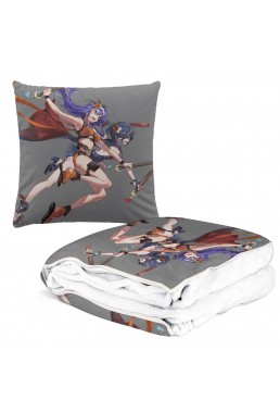 Fashion Anime 2 IN 1 Travel Blanket And Pillow Set Nintendo Fire Emblem Lucina 38x38cm/150x180cm