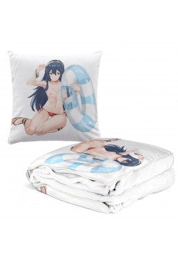 Best Anime 2 IN 1 Travel Blanket And Pillow Set Nintendo Fire Emblem Lucina 38x38cm/150x180cm