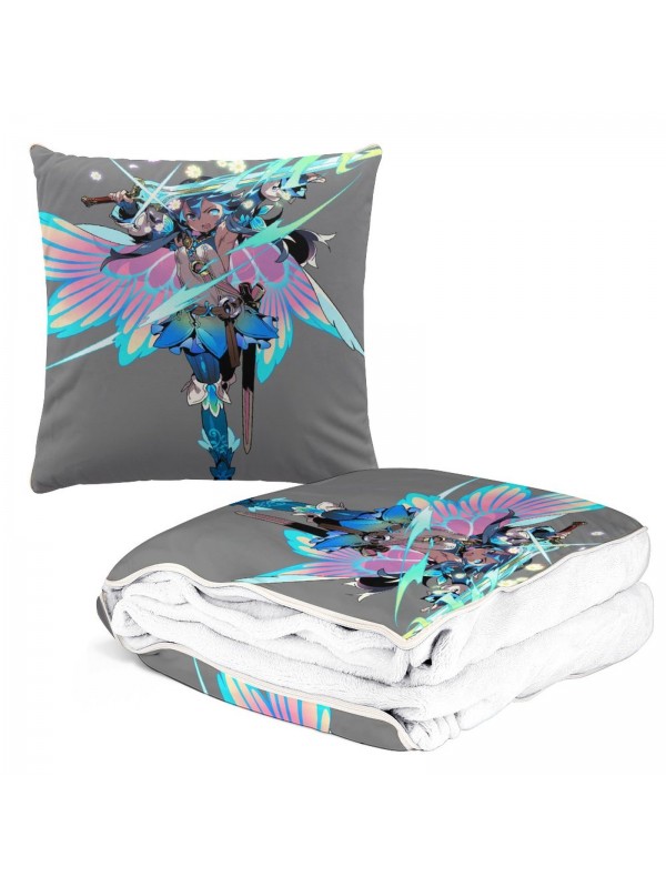 Cheap Anime 2 IN 1 Travel Blanket And Pillow Set Nintendo Fire Emblem Lucina 38x38cm/150x180cm