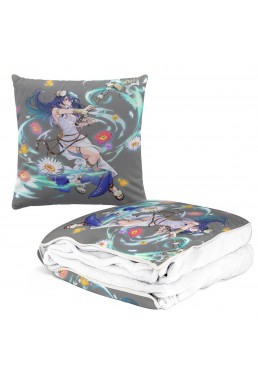 2023 Anime 2 IN 1 Travel Blanket And Pillow Set Nintendo Fire Emblem Lucina 38x38cm/150x180cm