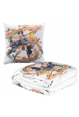 Discount Anime 2 IN 1 Travel Blanket And Pillow Set Nintendo Fire Emblem Lyndis 38x38cm/150x180cm