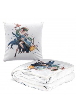 Fashion Anime 2 IN 1 Travel Blanket And Pillow Set Nintendo Fire Emblem Lyndis 38x38cm/150x180cm